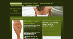 Desktop Screenshot of epilation-laser-86.fr