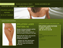 Tablet Screenshot of epilation-laser-86.fr